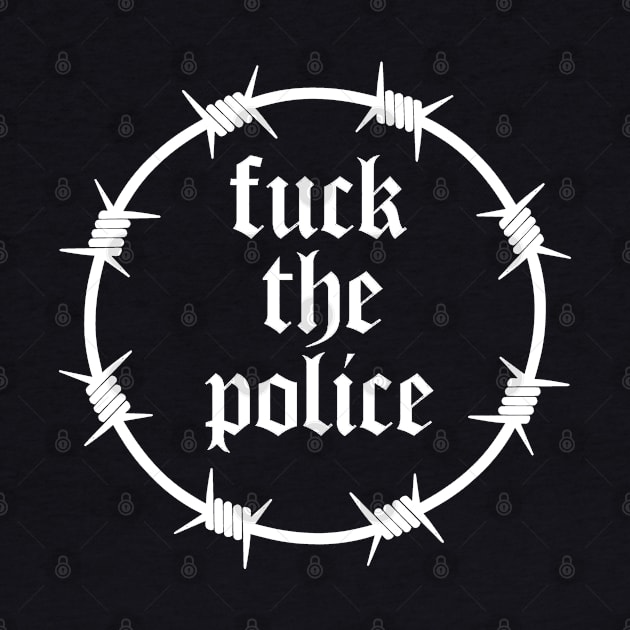 Fuck the police (white) by Smurnov